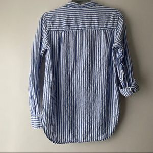 LLBean Striped Linen Shirt